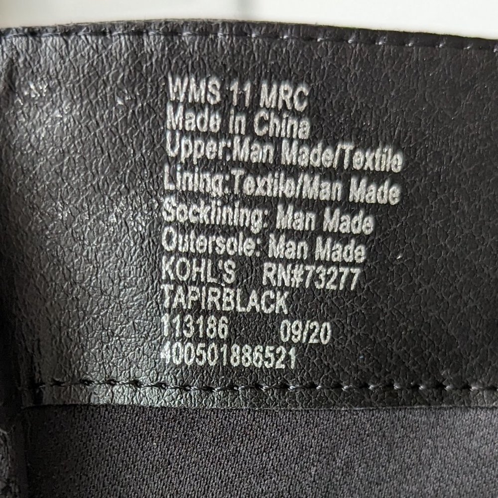 Croft & Barrow Knee High Boots Black Size 11 - Picture 10 of 12